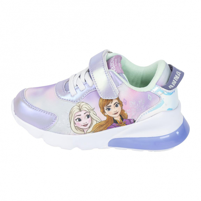 Pantofi sport, talpa cu usoara cu lumini Frozen Anna si Elsa [5]