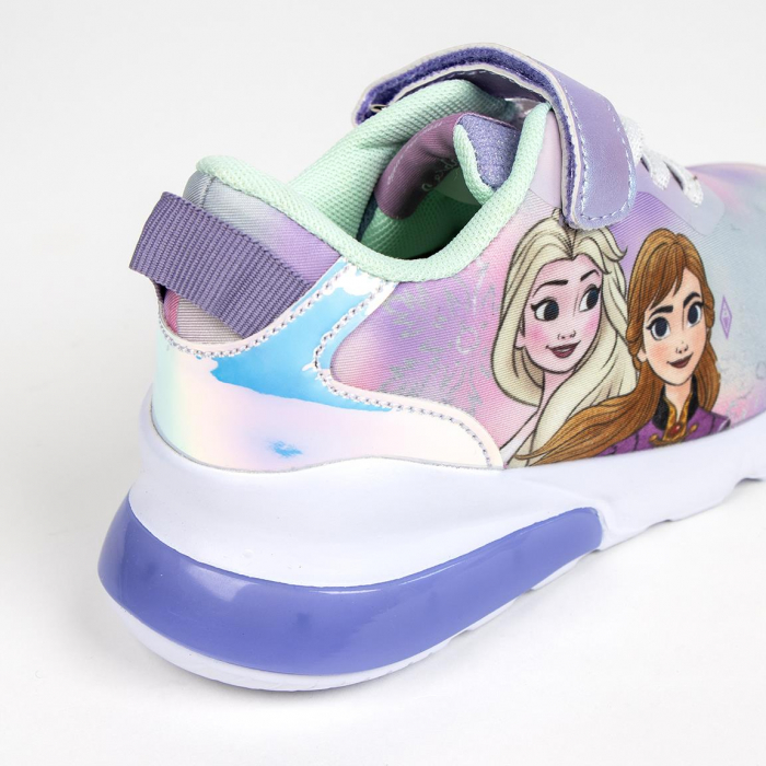 Pantofi sport, talpa cu usoara cu lumini Frozen Anna si Elsa [4]