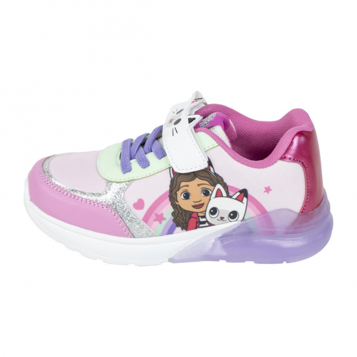 Pantofi sport talpa EVA cu lumini Gabby's Dollhouse si Pandy Paws [4]
