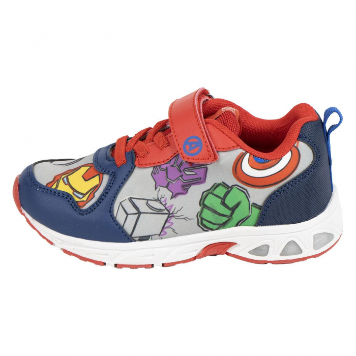Pantofi sport talpa TPR, cu lumini Avengers [4]