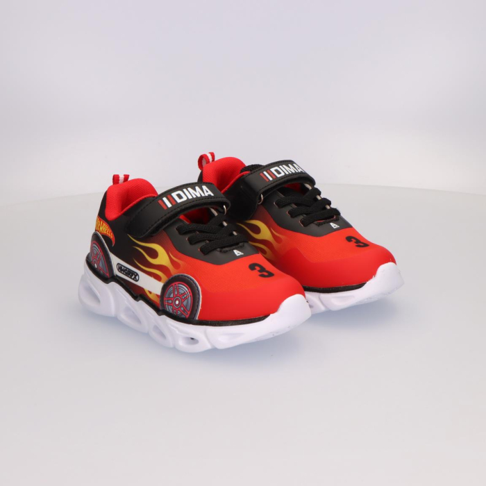 Pantofi sport, talpa usoara EVA, cu lumini Hot Wheels [8]