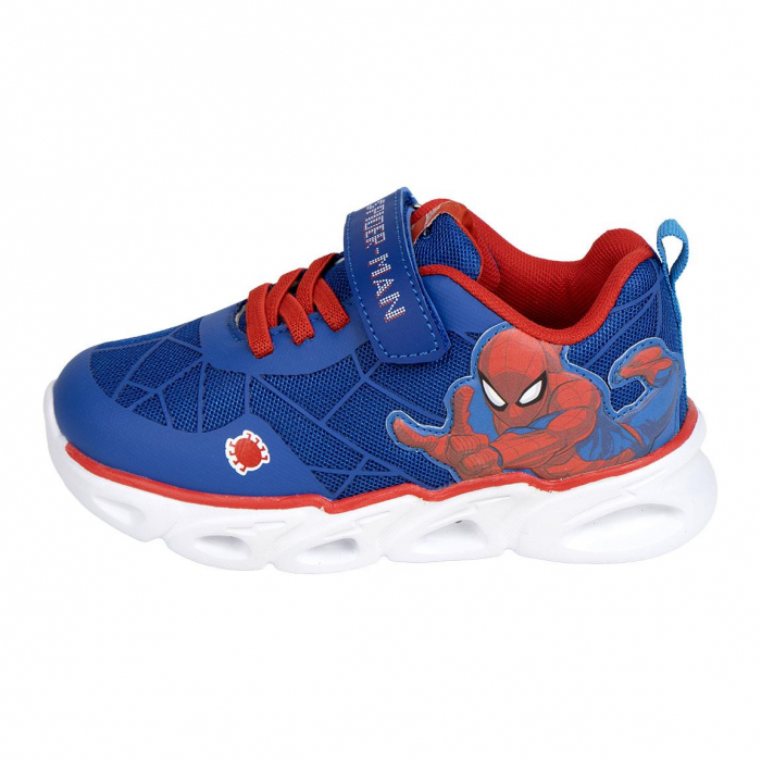 Pantofi sport, talpa usoara EVA, cu lumini Spiderman [5]