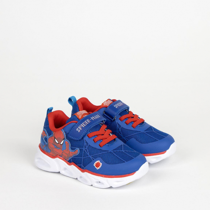 Pantofi sport, talpa usoara EVA, cu lumini Spiderman [4]