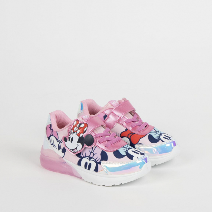 Pantofi sport, talpa usoara TPR, cu lumini Minnie Mouse Disney [4]