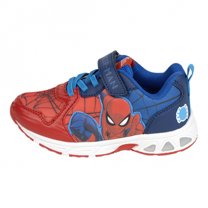 Pantofi sport, talpa usoara TPR, cu lumini Spiderman [5]
