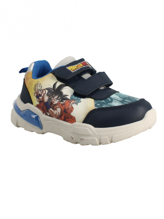 Pantofi sport, talpa velcro cu lumini, Dragon Ball [3]
