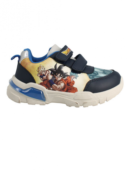 Pantofi sport, talpa velcro cu lumini, Dragon Ball [2]