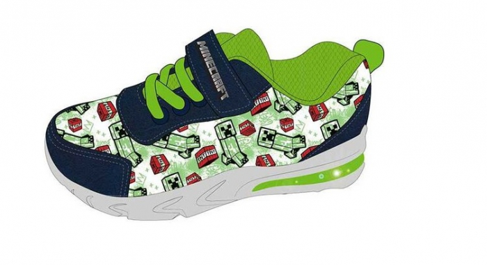 Pantofi sport, talpa cu lumini, Minecraft [6]