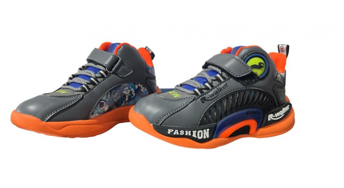 Pantofi sport Walker portocaliu/gri [3]