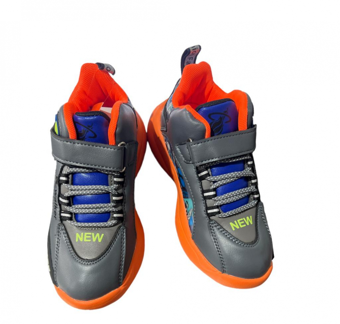 Pantofi sport Walker portocaliu/gri [4]