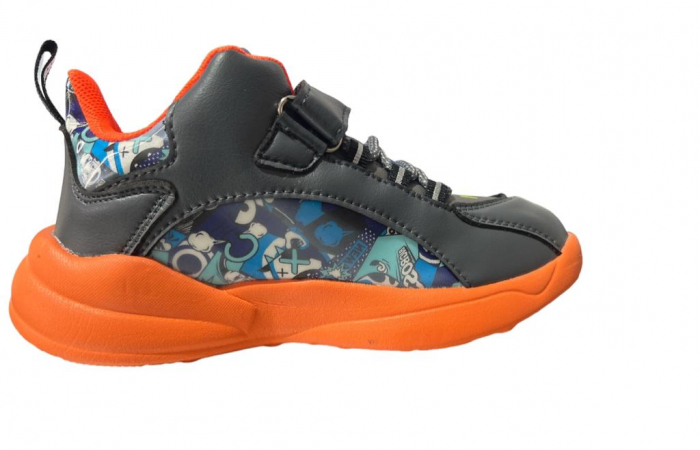 Pantofi sport Walker portocaliu/gri [2]