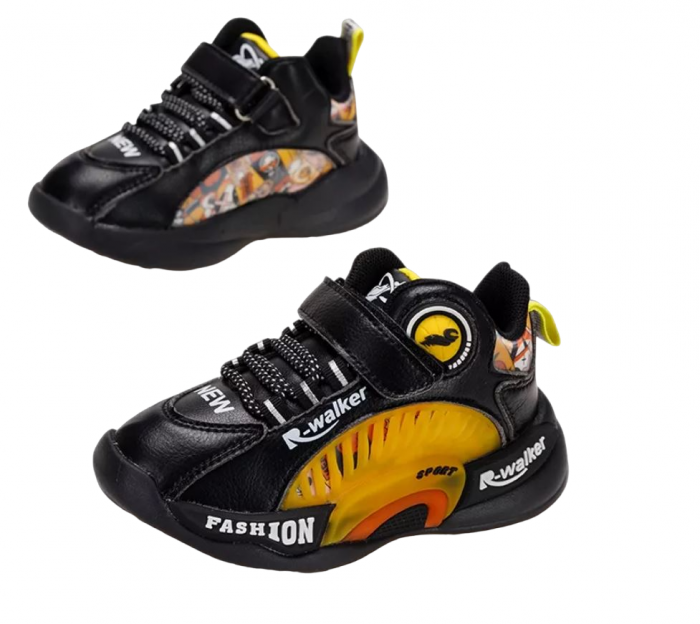 Pantofi sport Walker galben/negru [2]