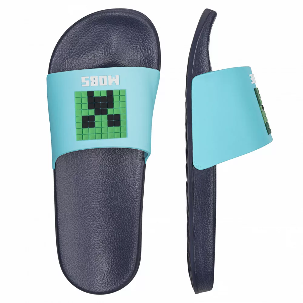 Papuci baieti, Minecraft, albastru [2]