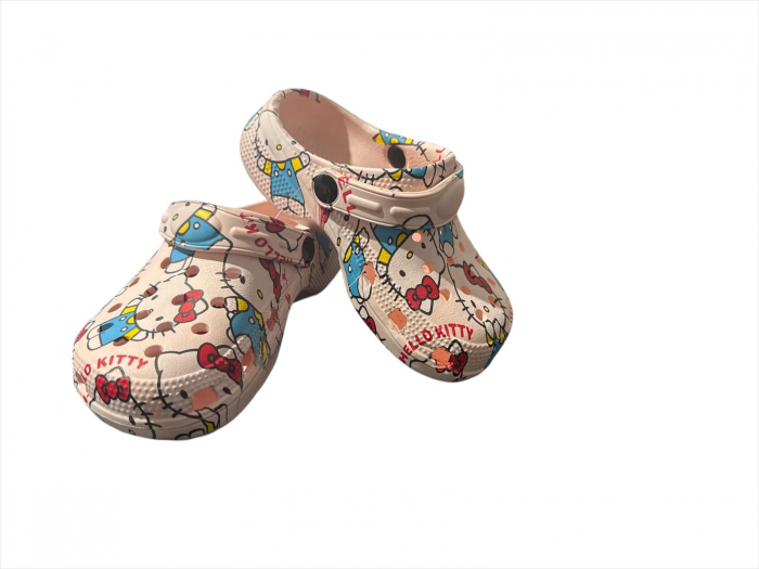 Papuci clogs premium pentru fete, Hello Kitty [4]
