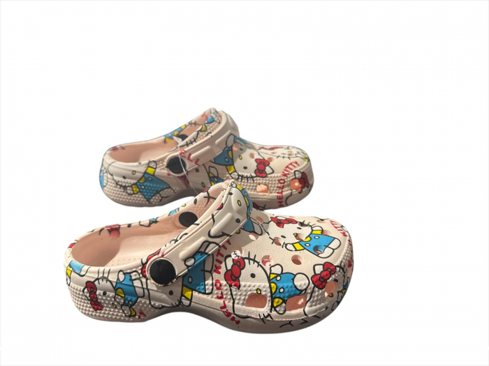 Papuci clogs premium pentru fete, Hello Kitty [3]