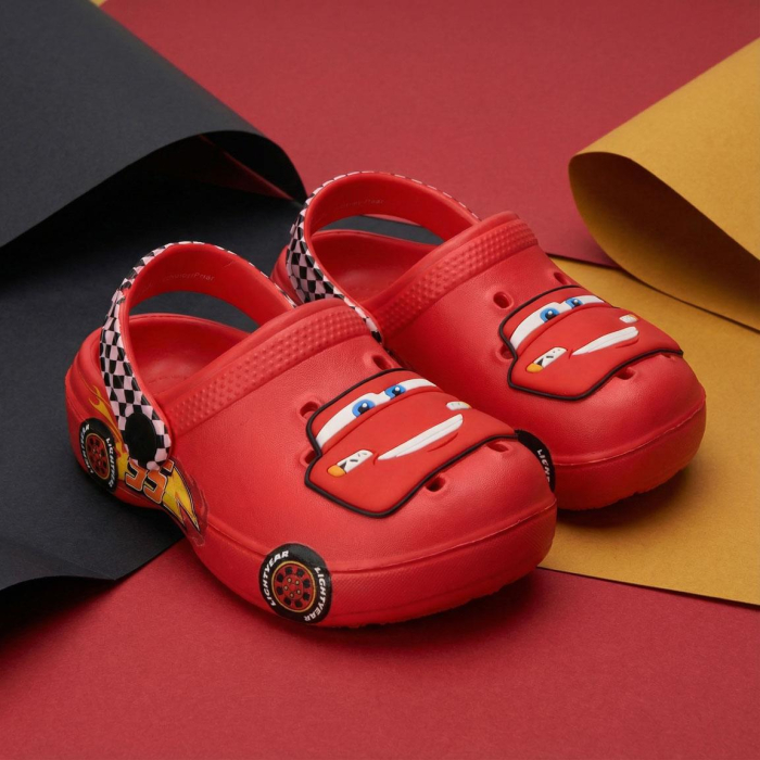 Papuci plaja clogs EVA premium,pentru baieti, Cars 3D [6]