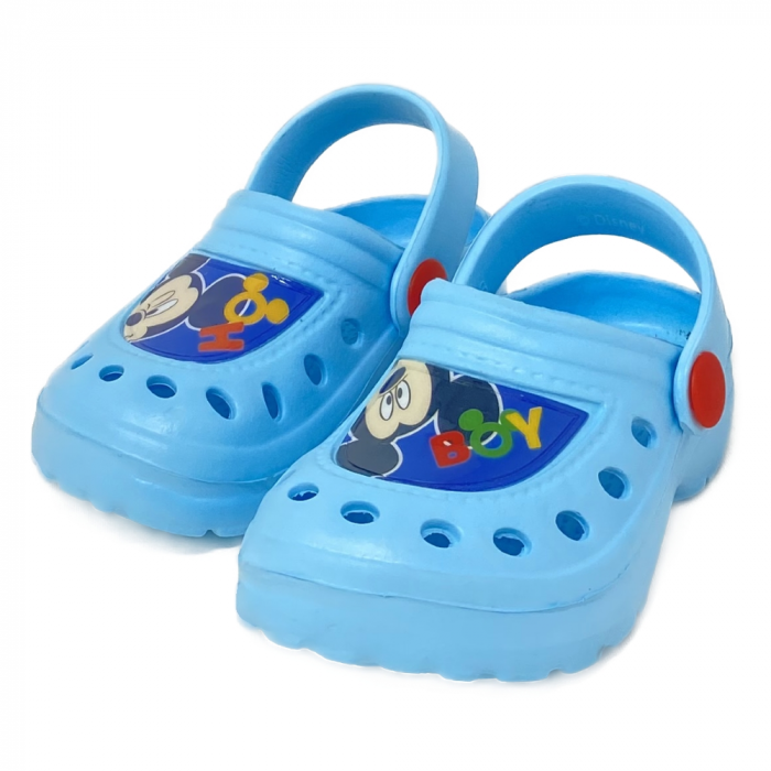 Papuci plaja tip clogs Mickey Mouse [4]