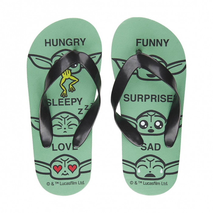 Papuci slapi flip flop plaja, Star Wars Mandalorian Grogu [2]