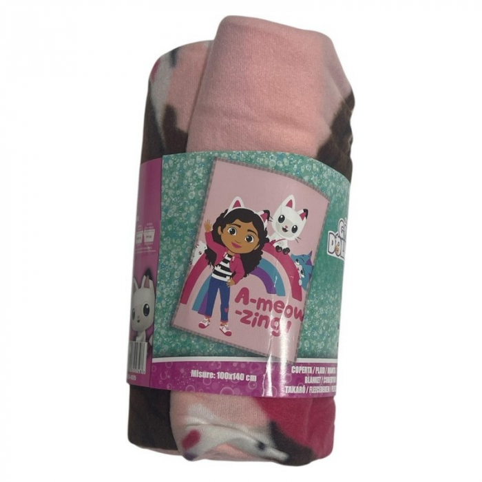 Patura polar Gabby's Dollhouse A-meow Zing, 100x140 cm [2]