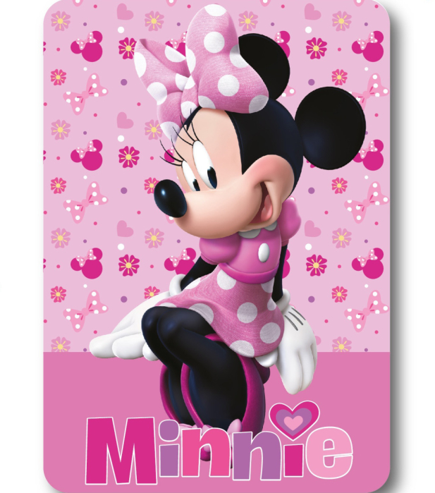 Patura polar Minnie Mouse Lovely Charm 100x140 cm [1]