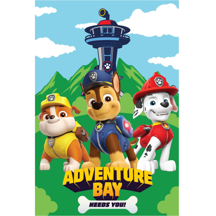 Patura polar Paw Patrol Adventure Bay 100x150 cm [1]