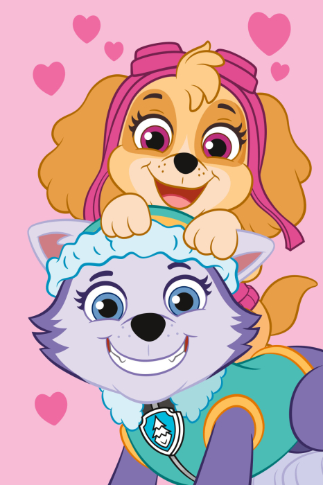 Patura polar Paw Patrol Pink 100x150 cm [1]
