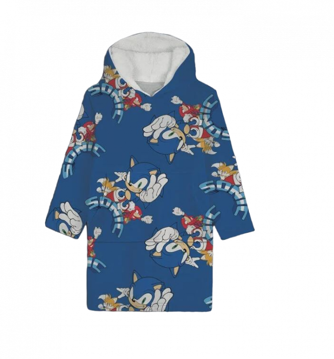 Patura polar Sonic the Hedgehog Snuggie, 7-14 ani [1]
