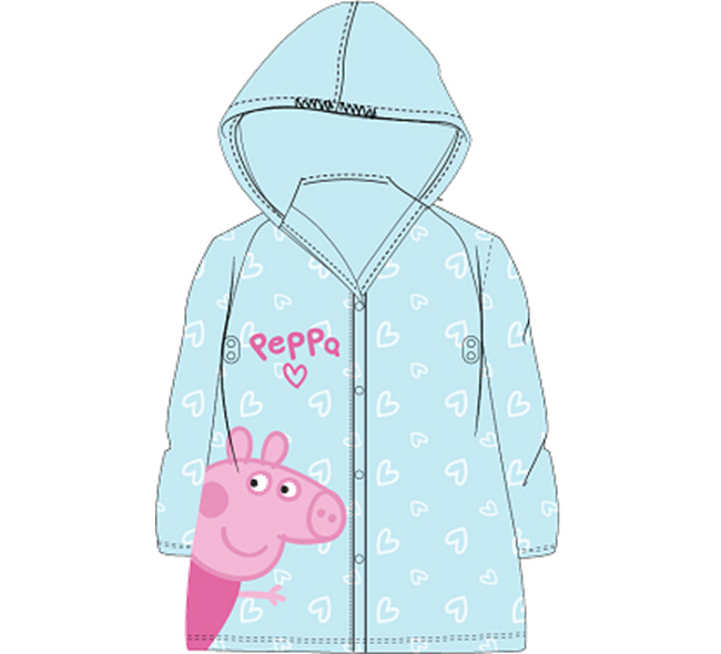 Pelerina ploaie cu gluga impermeabila, Peppa Pig Love [2]