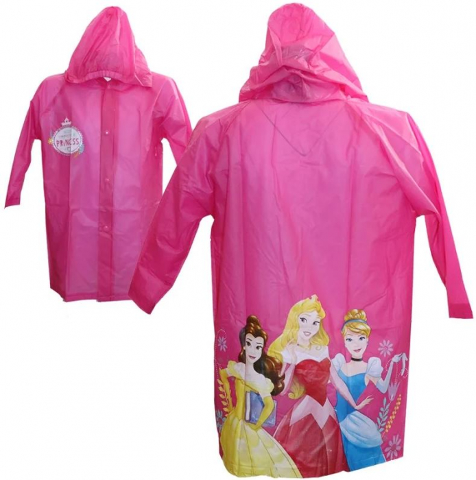 Pelerina ploaie cu gluga PVC Printesele Disney [3]