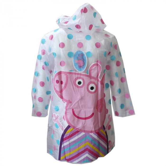 Pelerina ploaie Peppa Pig Buline colorate PVC [2]