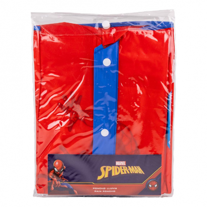 Pelerina ploaie tip poncho cu gluga din PVC, Spiderman [3]