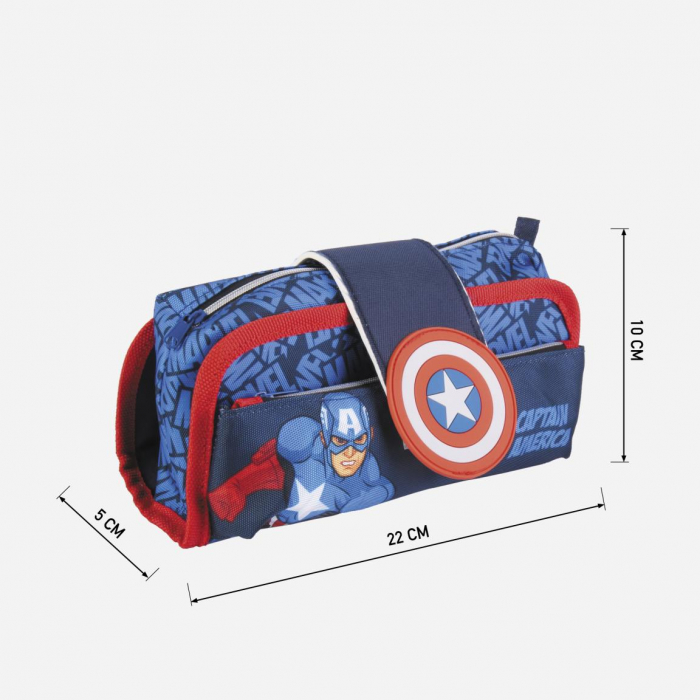 Penar 3 compartimente neechipat Marvel , 22x10x5 cm [3]