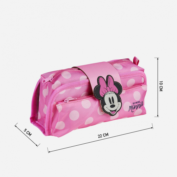 Penar 3 compartimente neechipat Minnie Mouse , 22x10x5 cm [3]