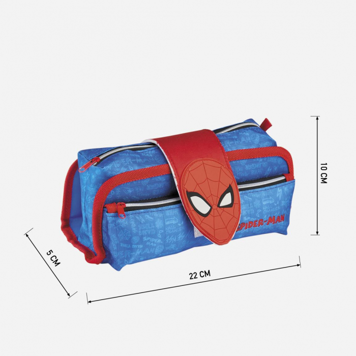 Penar 3 compartimente neechipat Spiderman, 22x10x5 cm [3]