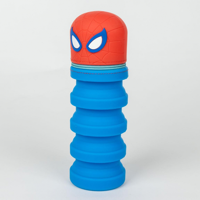 Penar 3D din silicon cu 1 compartiment, neechipat Spiderman 19x6.5x6.5 cm [3]
