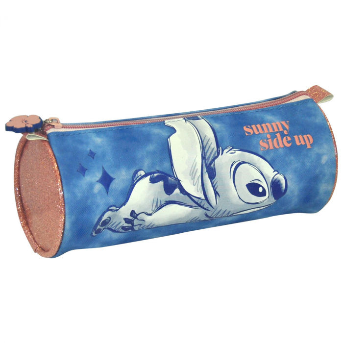 Penar cilindru 1 fermoar , neechipat Lilo & Stitch Sunny, 22x8x8 cm [3]