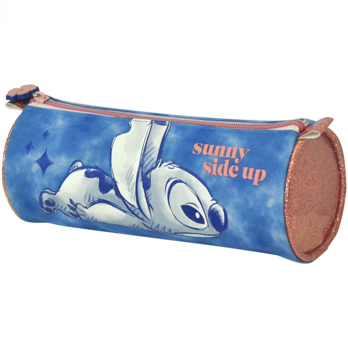 Penar cilindru 1 fermoar , neechipat Lilo & Stitch Sunny, 22x8x8 cm [4]