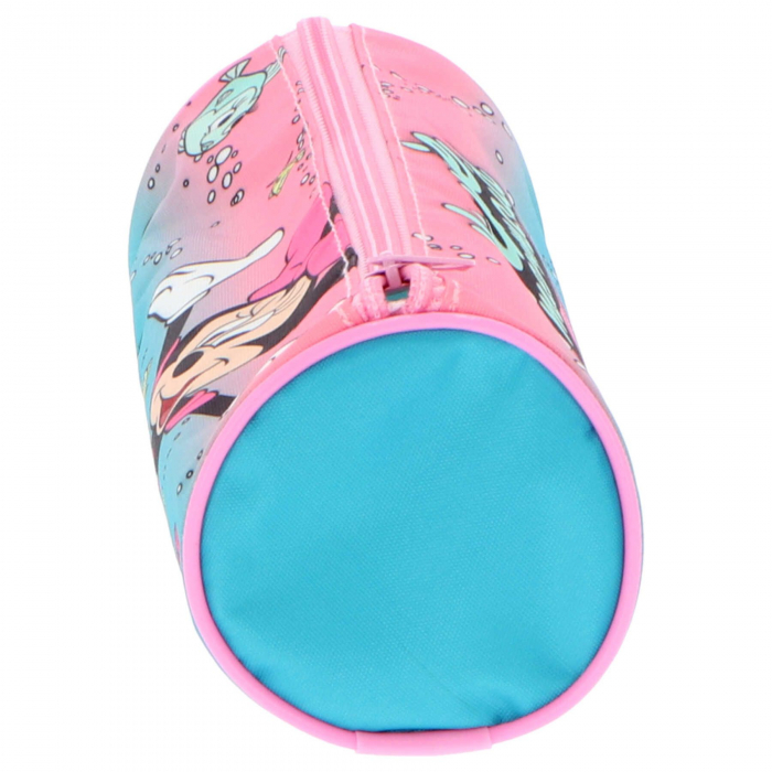 Penar cilindru 1 fermoar , neechipat Minnie Mouse Mermaid, 22x8x8 cm [5]