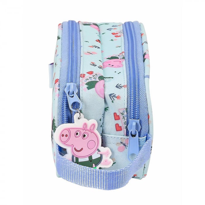Penar cu 2 compartimente Peppa Pig, 21x8x6 cm [4]