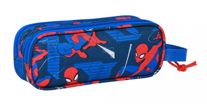 Penar cu 2 compartimente Spiderman, 21x6x8 cm [2]