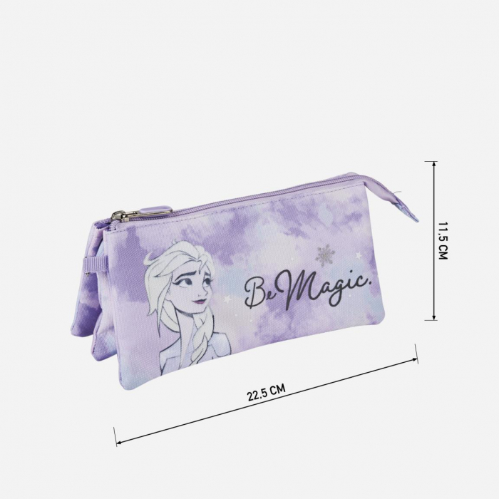 Penar cu 3 compartimente Frozen 2 Elsa, 22,5 x 2 x 11.5 cm [4]