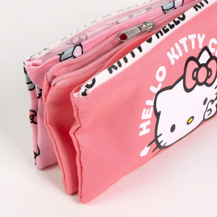 Penar cu 3 compartimente neechipat Hello Kitty 22.5x2x11.5 cm [3]