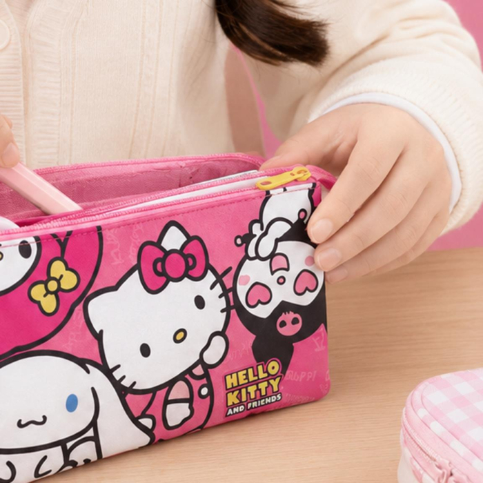 Penar școlar cu 3 compartimente Hello Kitty and Friends [7]