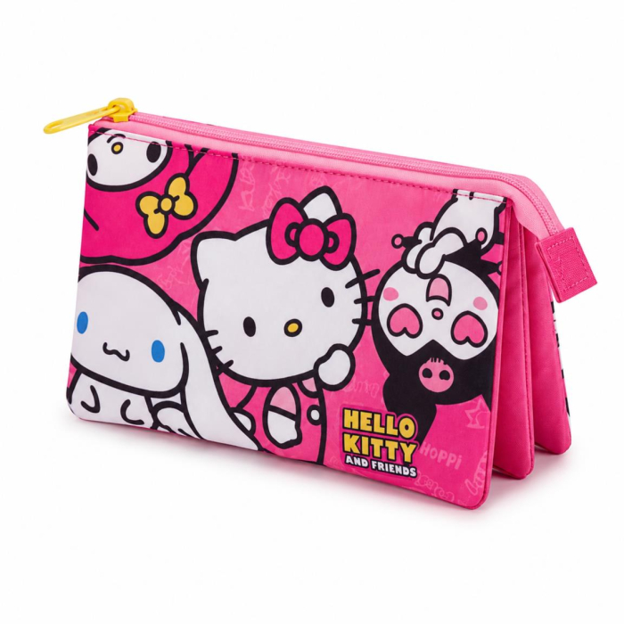 Penar școlar cu 3 compartimente Hello Kitty and Friends [5]