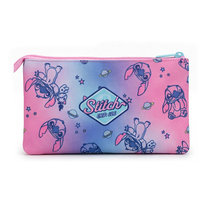 Penar școlar 3 compartimente Lilo & Stitch pentru fetițe [2]