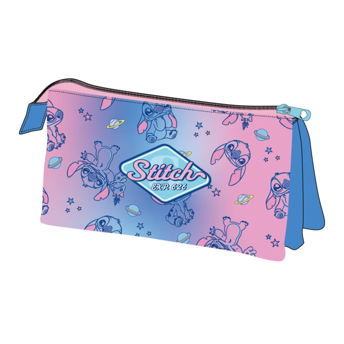 Penar cu 3 compartimente neechipat, Lilo & Stitch 22.5x11.5x2 cm [2]