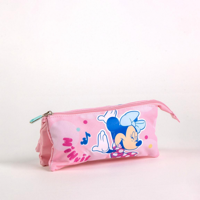 Penar cu 3 compartimente neechipat Minnie Mouse 22.5x2x11.5 cm [4]