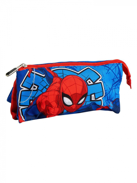 Penar cu 3 compartimente neechipat, Spiderman 22.5x2x11.5 cm [1]