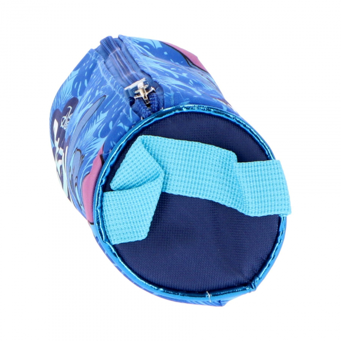Penar deluxe cilindru 1 fermoar , neechipat Stitch, 23x9x9 cm [3]