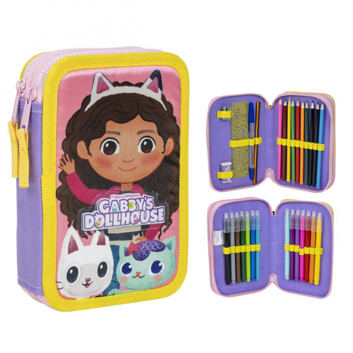 Penar echipat 29 piese, 2 compartimente, Gabby's Dollhouse [1]